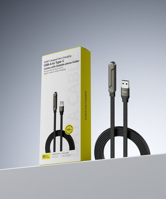 BeiMo 240W USB-C Fast Charging Bracket Cable for Gaming & Tablets