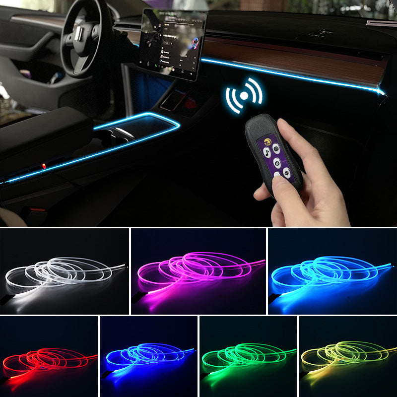 Car LED Atmosphere Light USB – Color Changing Interior Ambient Lamp