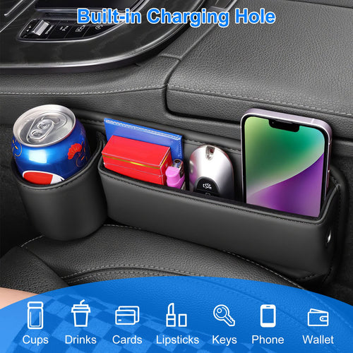 2-Pack Car Seat Gap Organizer – No More Lost Items