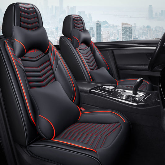 DriveEase-Luxury Full-Coverage Leather Car Interior Upgrade Set