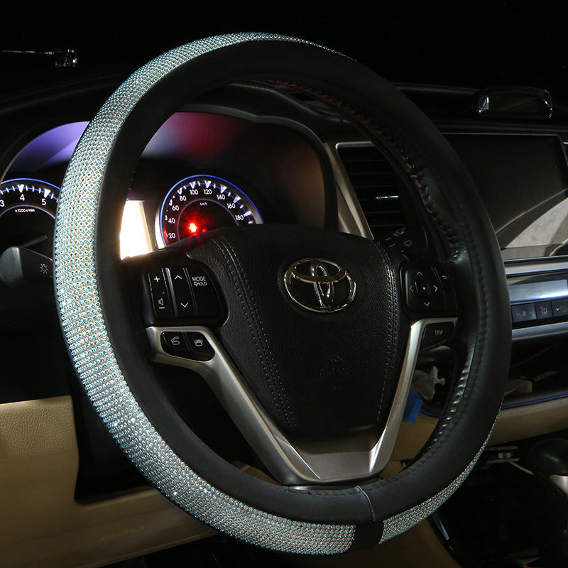 Decorative Steering Wheel Cover – Anti-Slip Grip, Universal Fit
