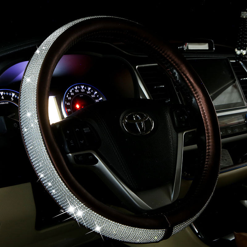 Decorative Steering Wheel Cover – Anti-Slip Grip, Universal Fit