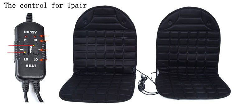 Heated Car Seat Cushion-Winter Comfort & Warmth