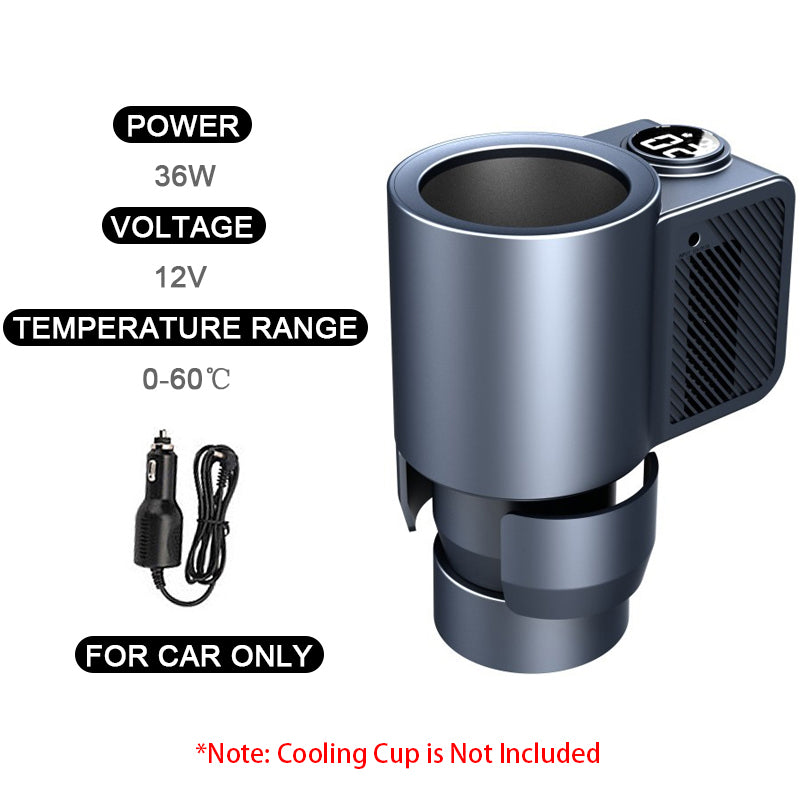 Smart 2-in-1 Car Cup Heater & Cooler