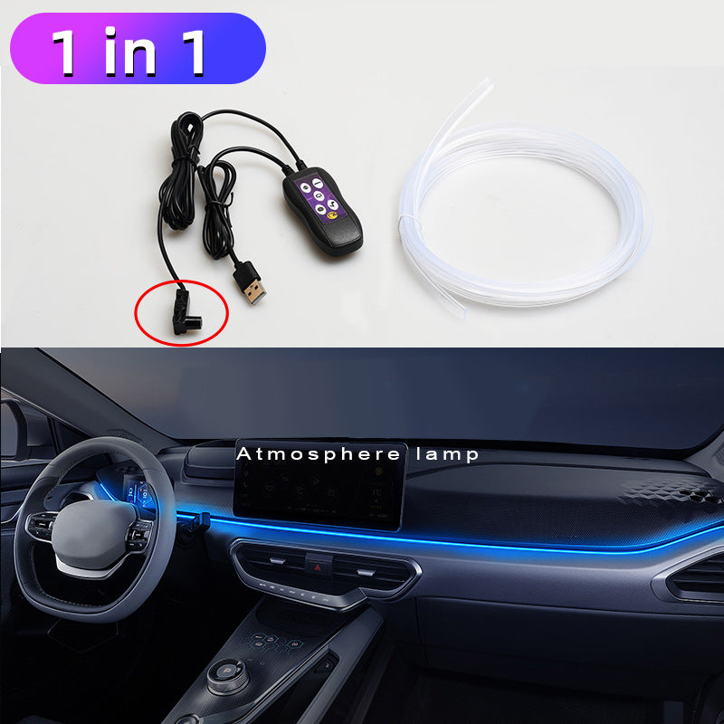 Car LED Atmosphere Light USB – Color Changing Interior Ambient Lamp