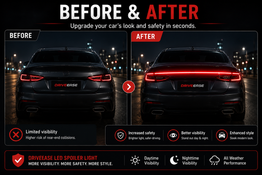 Universal Led Trunk Spoiler Light- Brake Tail & Turn Signal Strip