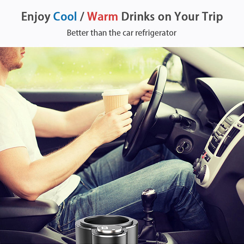 Smart 2-in-1 Car Cup Heater & Cooler