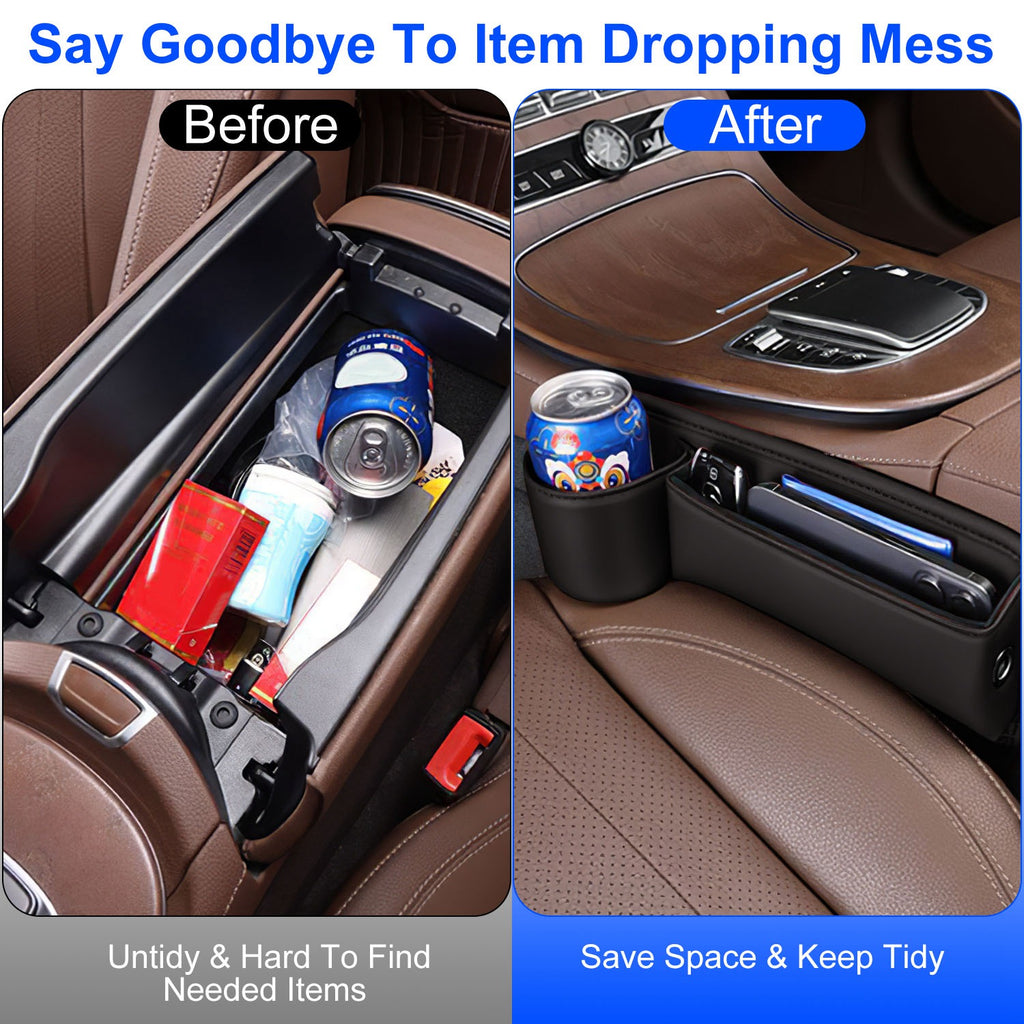 2-Pack Car Seat Gap Organizer – No More Lost Items