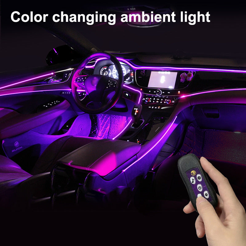 Car LED Atmosphere Light USB – Color Changing Interior Ambient Lamp