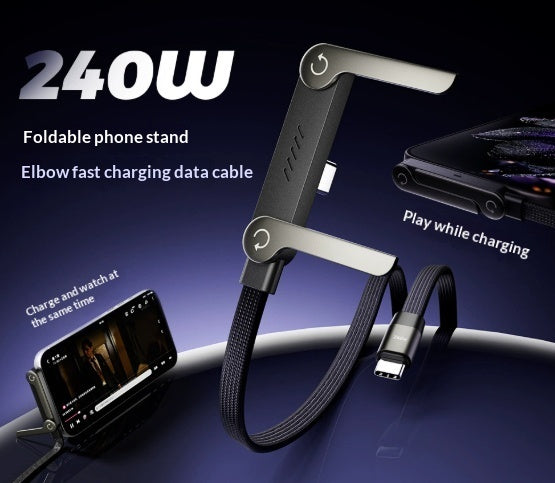 BeiMo 240W USB-C Fast Charging Bracket Cable for Gaming & Tablets